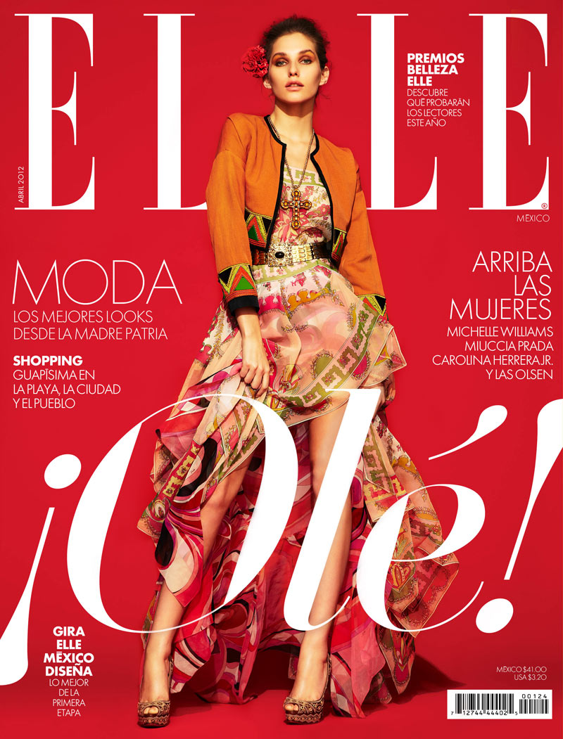 Elle Mexico April 2012 Cover | Kelsey Van Mook by Jason Kim