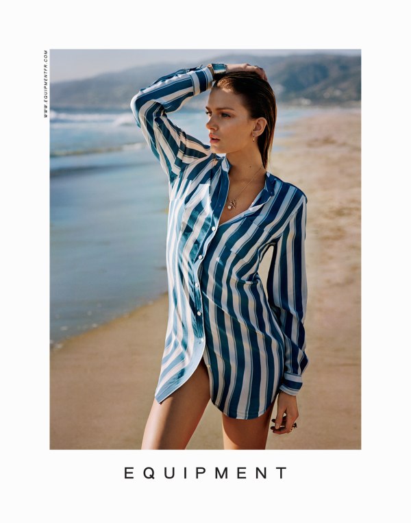 Lily Donaldson by Alasdair McLellan for Equipment Spring 2011 Campaign
