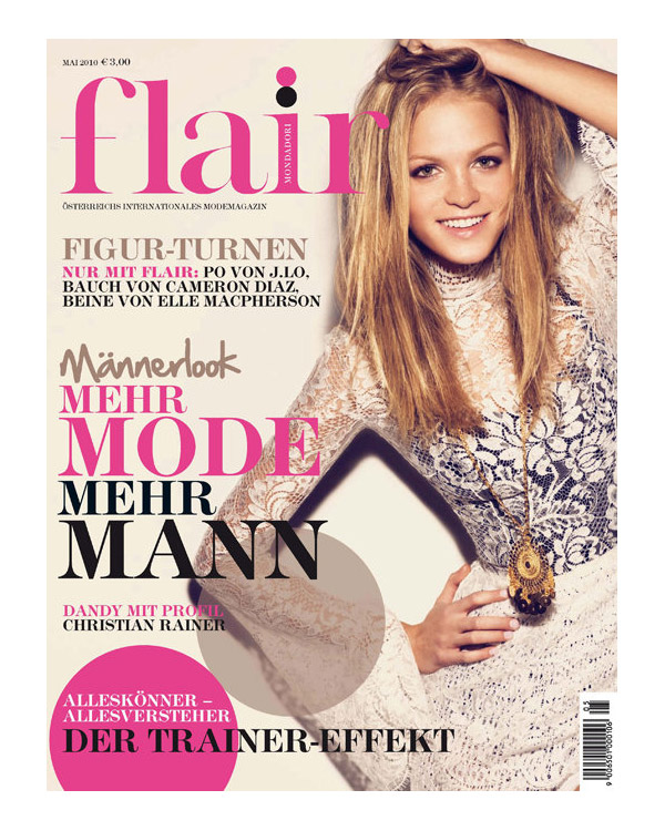 Flair Austria May 2010 Cover | Erin Heatherton