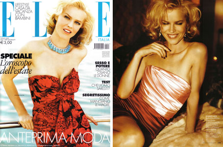 Eva in Elle Italy July