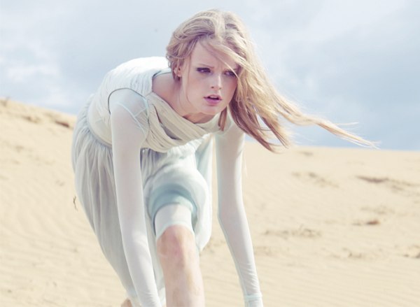 Hanne Gaby Odiele for Esteban Cortazar con Éxito Campaign – EC2
