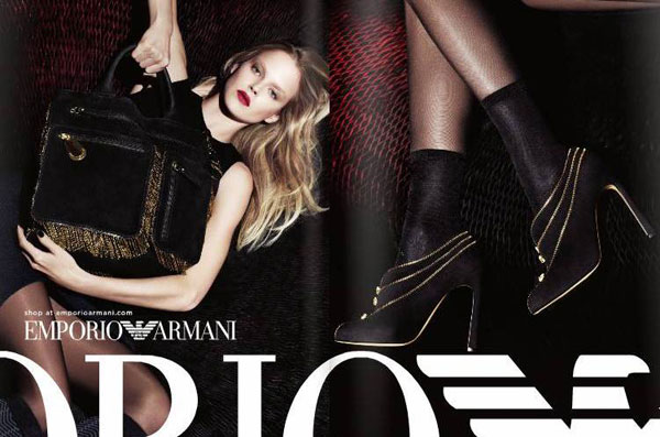 Emporio Armani Fall 2009 with Shannan Click