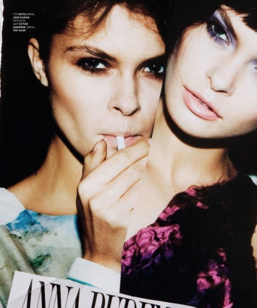 Anna Rudenko & Ana Clara Lasta by Michael Donovan for Factory Winter 2010 Anna Rudenko & Ana Clara Lasta by Michael Donovan for Factory Winter 2010