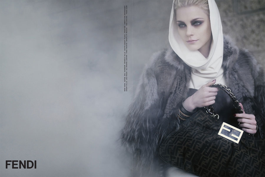 Fendi Fall 2009 Campaign by Karl Lagerfeld