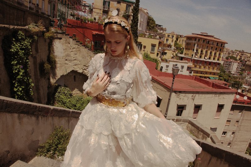 Fanny François Explores Naples in Italian Fashions for Grazia Germany #36