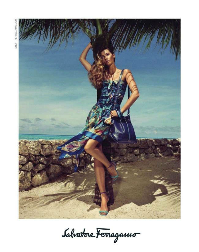 Gisele Bundchen for Salvatore Ferragamo Spring 2012 Campaign