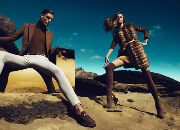 Gucci Fall 2010 Campaign Preview | Raquel Zimmermann by Mert & Marcus