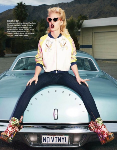 Hannah Holman by Simon Burstall for Elle France Hannah Holman by Simon Burstall for Elle France