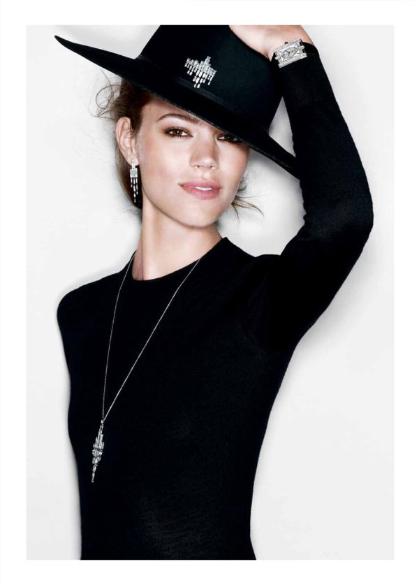 Freja Beha Erichsen for Harry Winston Jewelry 2010 Campaign by Patrick Demarchelier