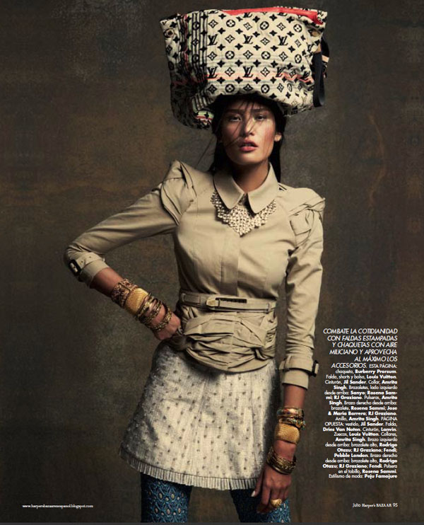 Juliana Imai by Yurenev & McNiel for Harper’s Bazaar en Español