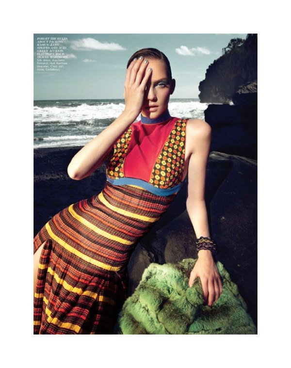 Heather Marks by Max Abadian for Flare March 2011