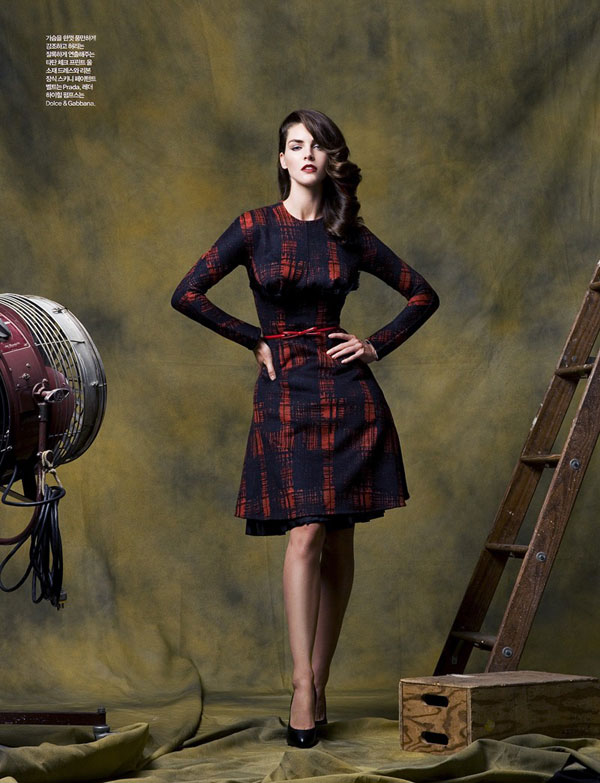 Hilary Rhoda by Ryan Yoon for Elle Korea October 2010