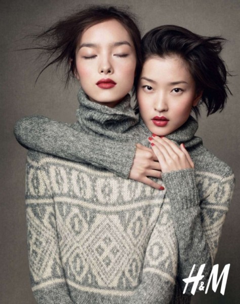 H&M Holiday 2010 Campaign | Du Juan & Fei Fei Sun