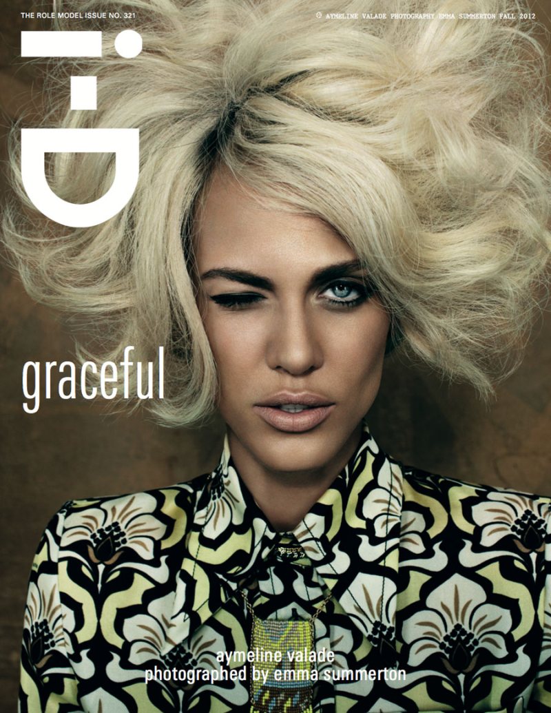 Iselin Steiro, Jourdan Dunn, Aymeline Valade & Candice Huffine Cover i-D's Fall 2012 Issue