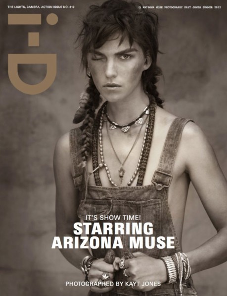 Raf Simons, Arizona Muse & Julia Restoin Roitfeld Cover i-D Summer 2012