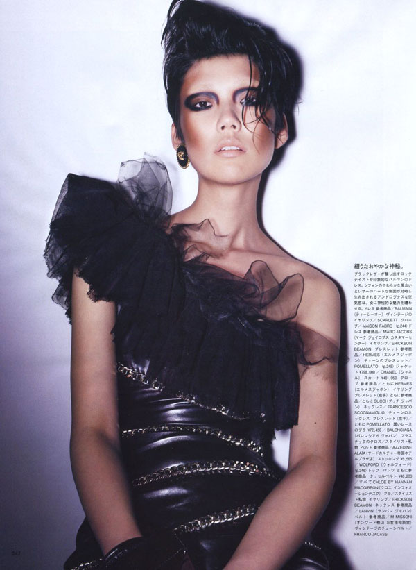 Tao Okamoto by Daniel Jackson for Vogue Nippon November