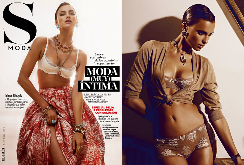 Irina Shayk by Alvaro Beamud Cortes for S Moda May 2012