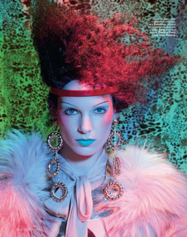 Iris Strubegger by François Nars for Vogue Russia January 2011