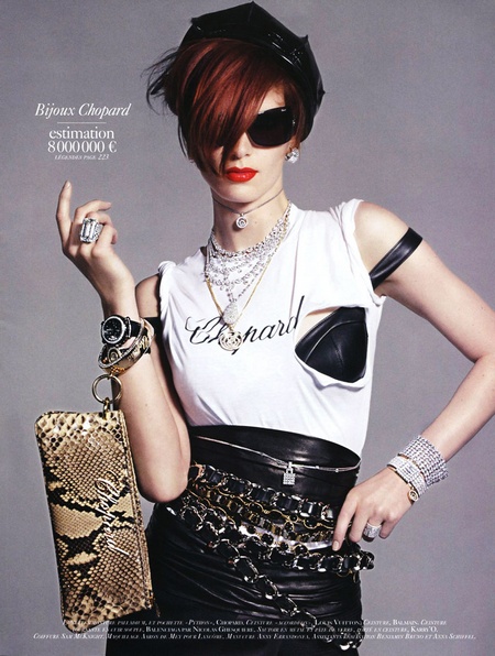 Iris Strubegger in ‘Signes Particuliers’ by Patrick Demarchelier