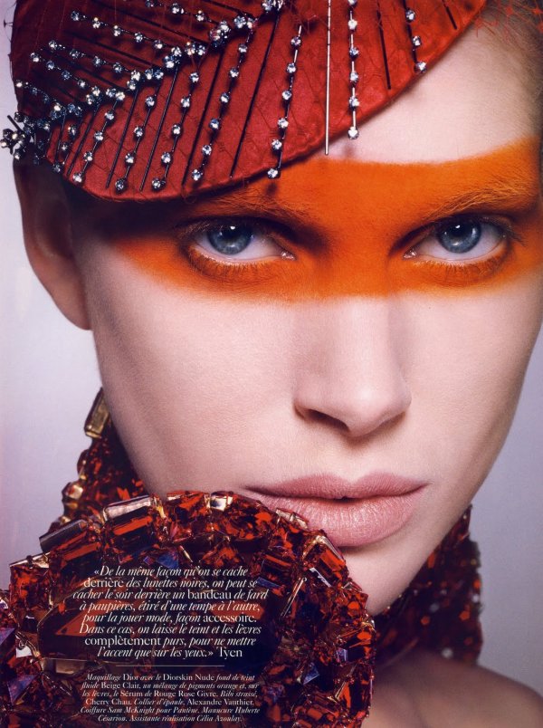Iselin Steiro by Tyen for Vogue Paris June/July 2010