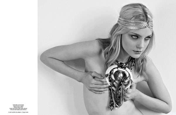 Eric Guillemain Shoots Jessica Stam for Vs. Fall/Winter 09.10