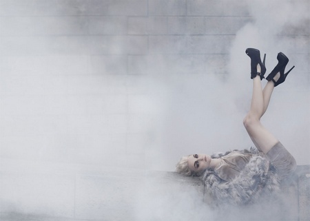 Jessica Stam for Fendi’s Fall 2009 Campaign by Karl Lagerfeld