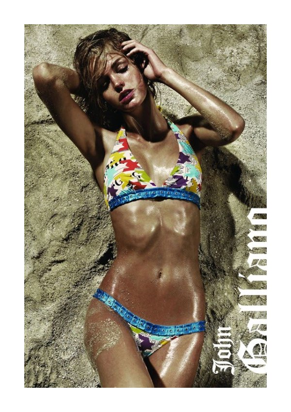 Erin Heatherton John Galliano Spring 2011 Lingerie & Swimwear Campaign by Robbie Fimmano