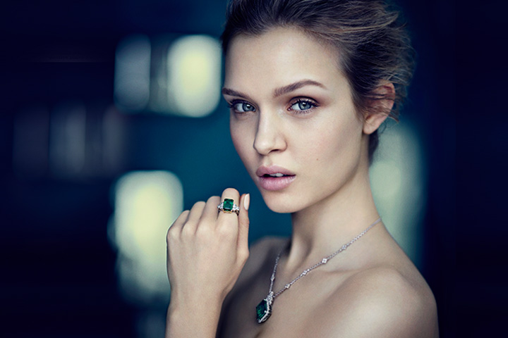 Josephine Skriver Shines in the Gemfields ‘Rare Coloured Gemstones’ Campaign by Boo George