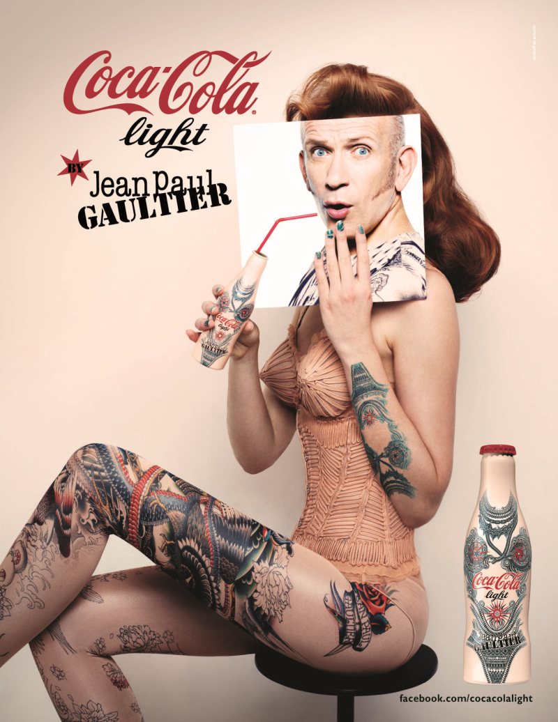 Jean Paul Gaultier’s Tattoo Bottle for Diet Coke Debuts in New Campaign