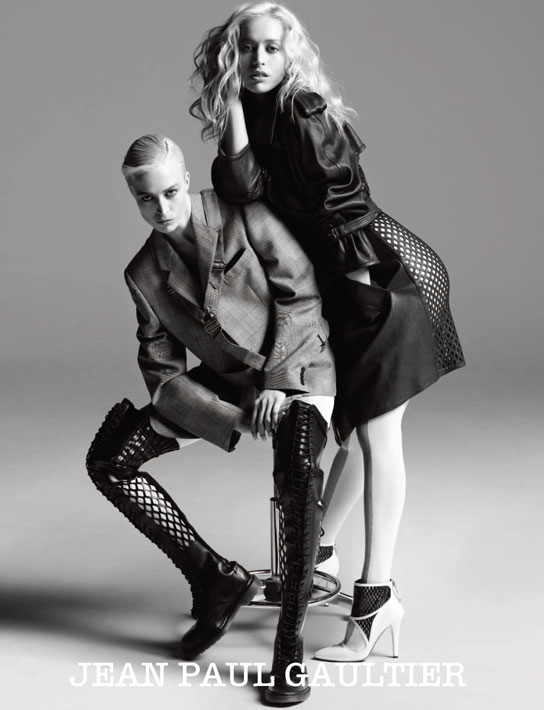 Raquel Zimmermann for Jean Paul Gaultier Fall 2009 Campaign