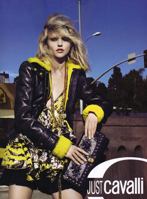 Just Cavalli Fall 2010 Campaign Preview | Sasha Pivovarova – Fashion ...