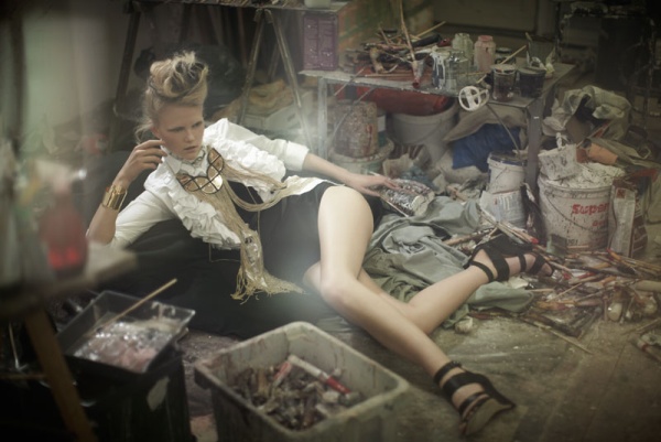 Anne Sophie Monrad by Karel Kuehne in La Muse | Quality Magazine #6 April 2010