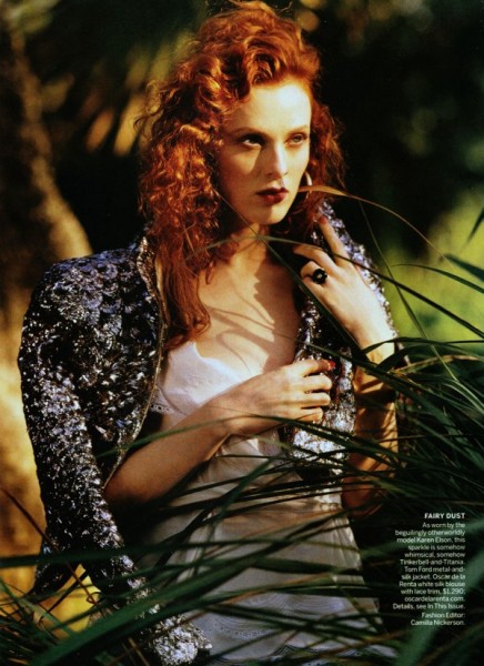 Karen Elson by Bruce Weber for Vogue US March 2011 Karen Elson by Bruce Weber for Vogue US March 2011