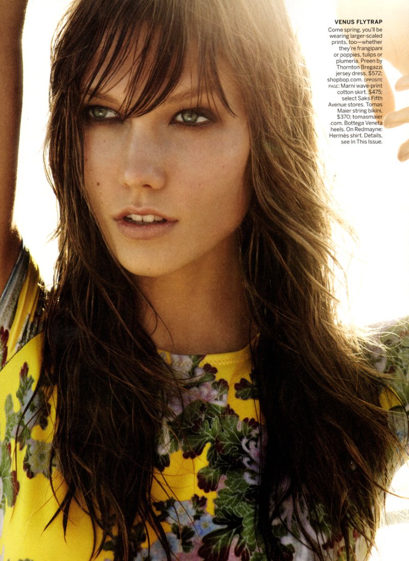 Karlie Kloss by Mario Testino for Vogue US