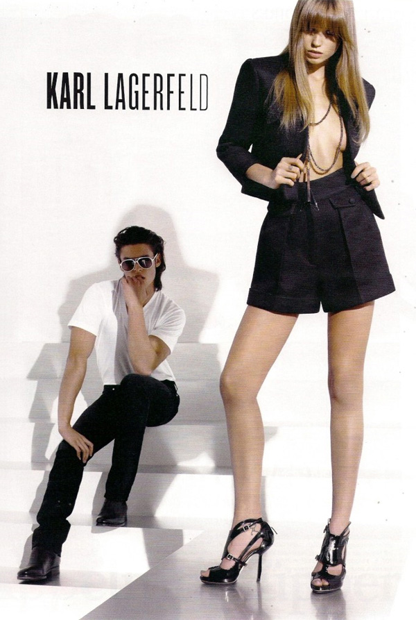 Karl Lagerfeld S/S ’10 Campaign Preview | Abbey Lee Kershaw & Baptiste Giabiconi by Karl Lagerfeld