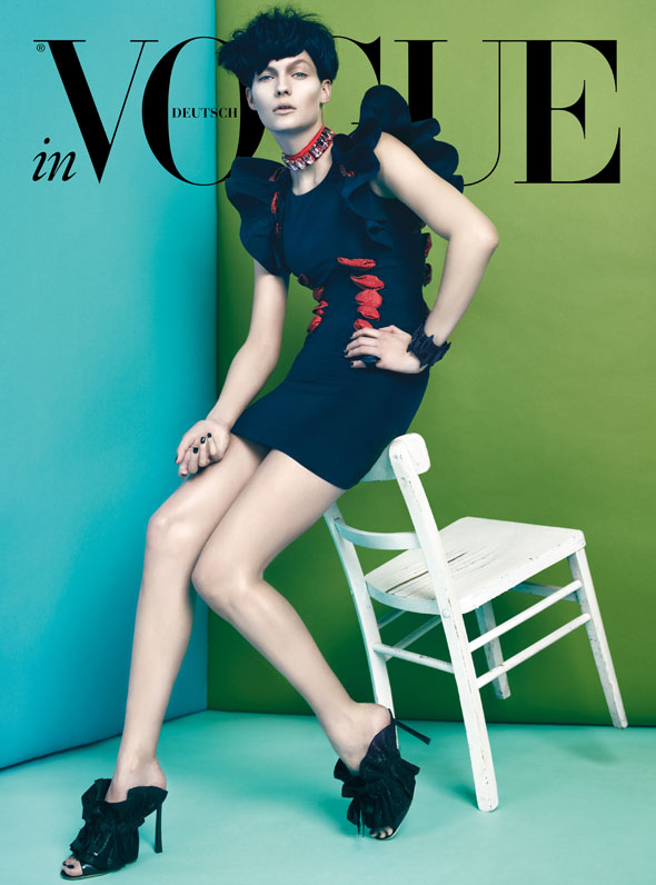 Karolin Wolter by Lado Alexi for Vogue Germany June 2012