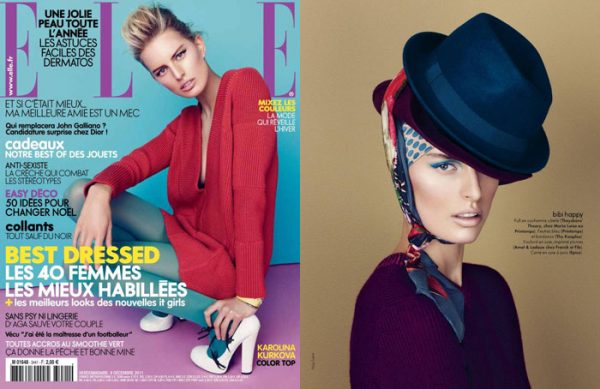 Karolina Kurkova by Nagi Sakai for Elle France Karolina Kurkova by Nagi Sakai for Elle France