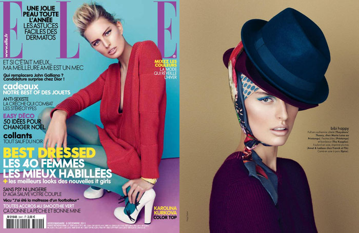 Karolina Kurkova by Nagi Sakai for Elle France Karolina Kurkova by Nagi Sakai for Elle France