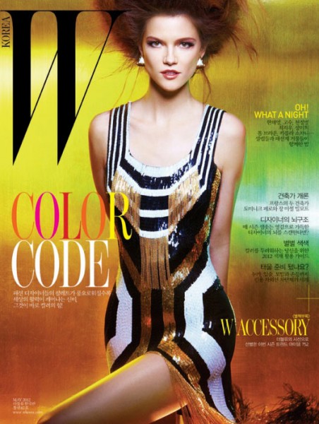 Kasia Struss Covers W Korea May 2012 in Gucci Kasia Struss Covers W Korea May 2012 in Gucci