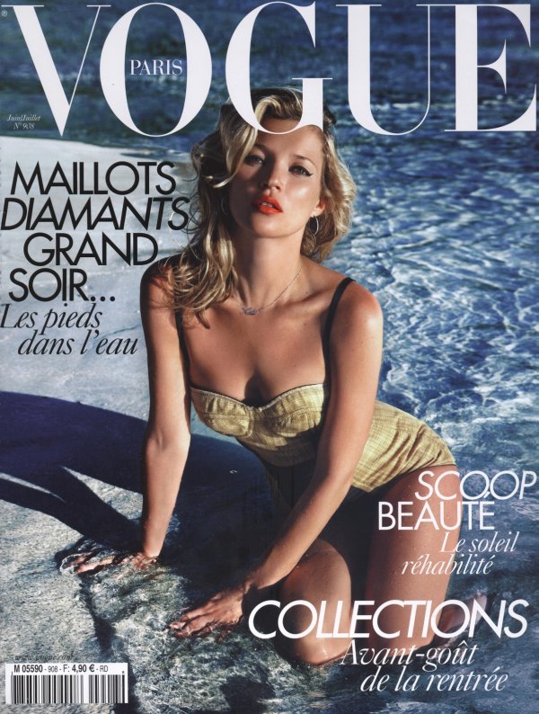 Vogue Paris June/July 2010 Cover | Kate Moss by Mario Sorrenti