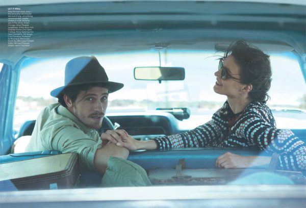Kati Nescher & Garrett Hedlund Hit the Road for Peter Lindbergh in Vogue US October 2012 Kati Nescher & Garrett Hedlund Hit the Road for Peter Lindbergh in Vogue US October 2012