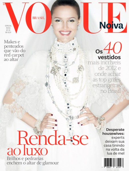 Katie Fogarty is All Smiles for Vogue Brazil Brides' 2012 Cover by Renam Christofoletti Katie Fogarty is All Smiles for Vogue Brazil Brides' 2012 Cover by Renam Christofoletti