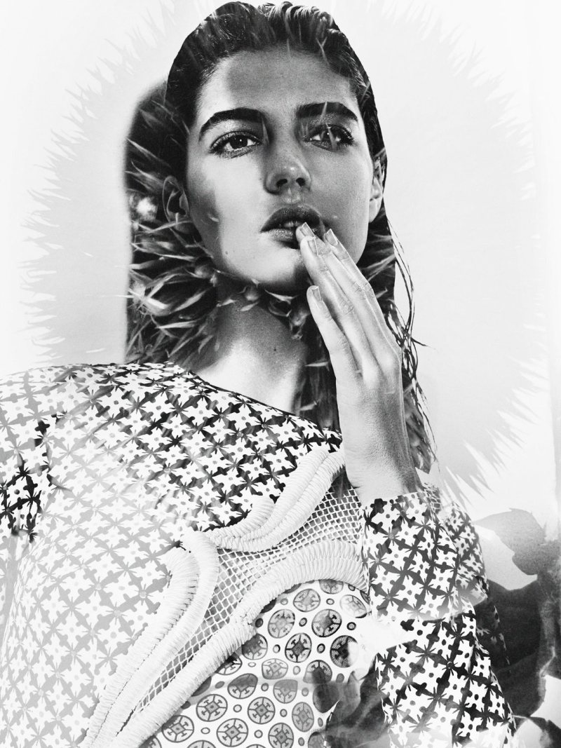 Katryn Kruger by Craig McDean in Stella McCartney for Interview April 2012