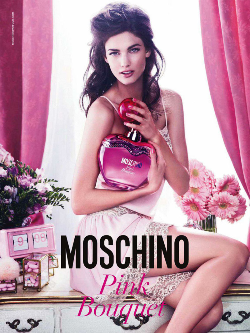 Kendra Spears is Lovely in Moschino's 'Pink Bouquet' Campaign by Giampaolo Sgura