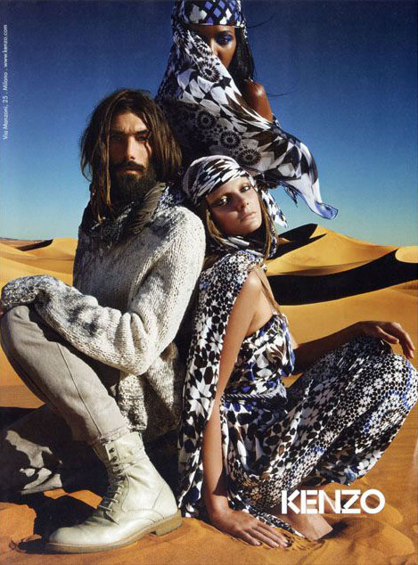 Kenzo Spring/Summer 2010 Campaign Preview | Eniko, Patrick & Liya by Mario Sorrenti