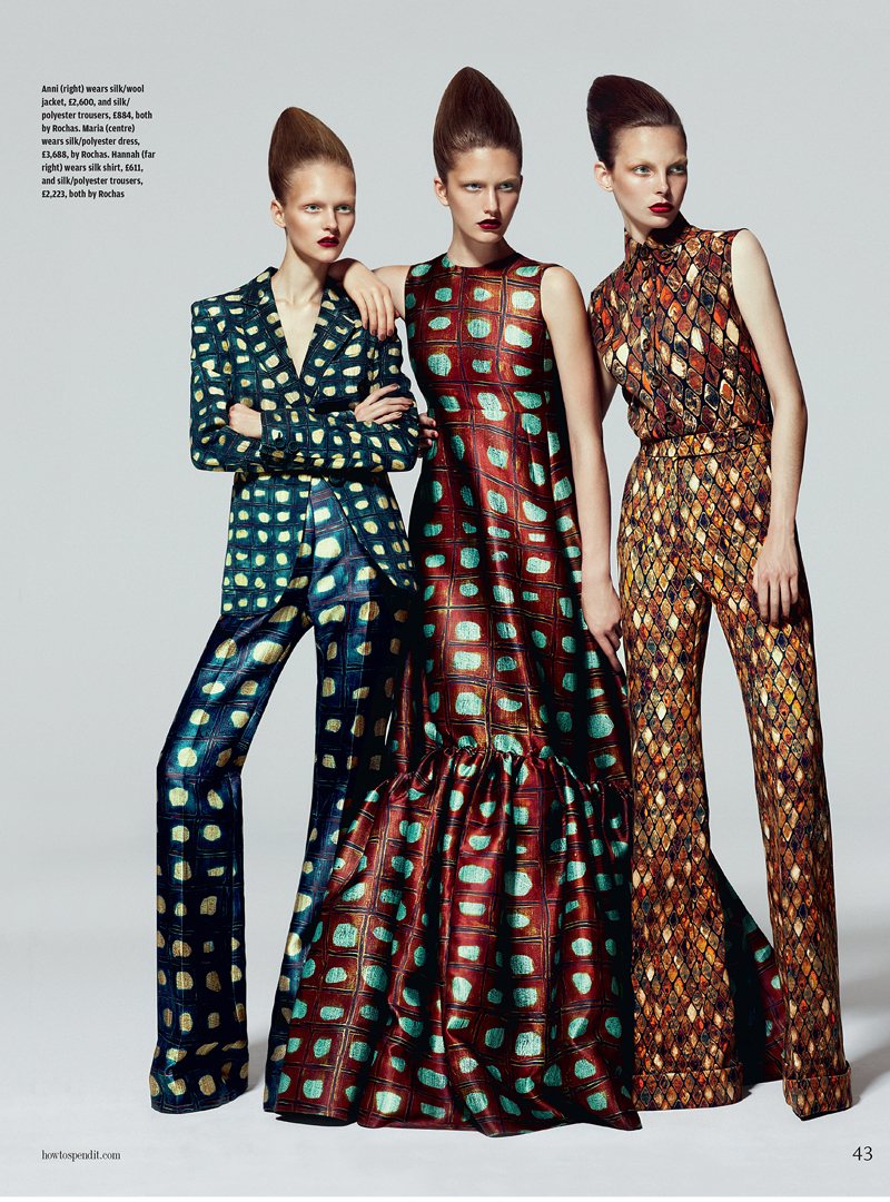 Kevin Sinclair Shoots Funky Patterns for How to Spend It September 2012
