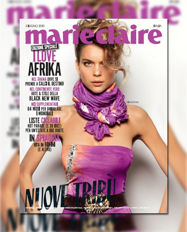 Marie Claire Italia June 2010 Cover | Kim Noorda