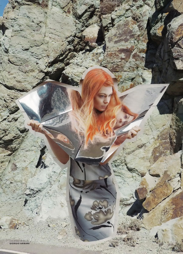 Kinga Rajzak by Viviane Sassen for Pop Fall/Winter 2009