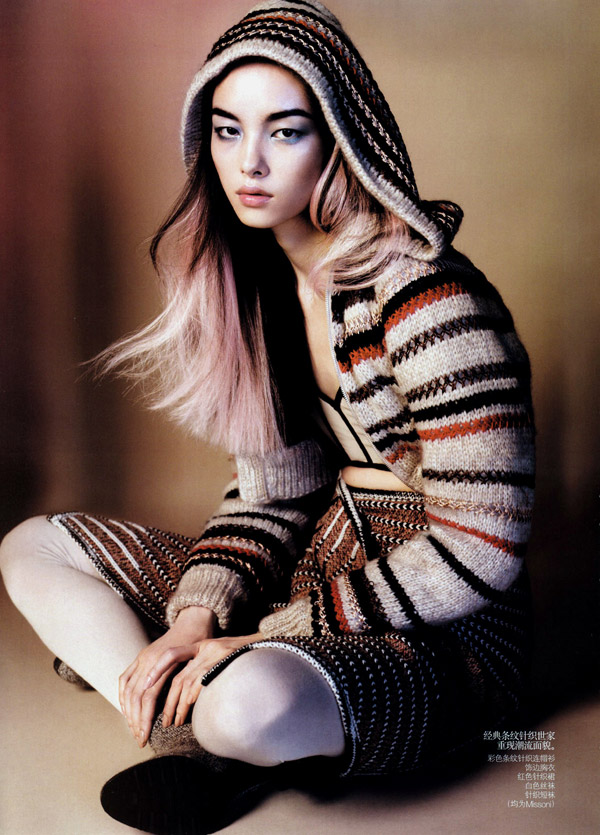 Meghan Collison & Fei Fei Sun by Josh Olins in Vogue China October 2010