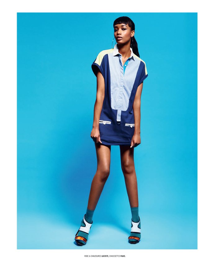 Nadja Giramata by Lara Giliberto in Lacoste for Dedicate Magazine S/S 2012